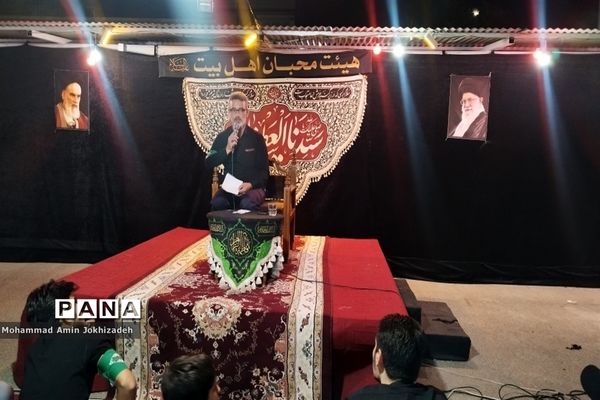 برگزاری مراسم عزاداری در دبیرستان شاهد‌ کوثر شهرستان رباط‌کریم