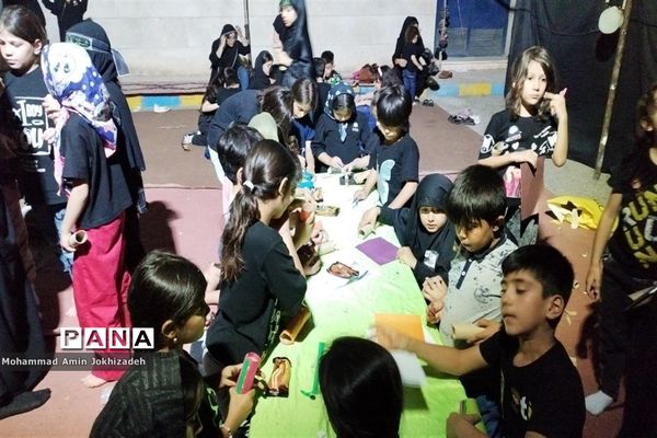 برگزاری مراسم عزاداری در دبیرستان شاهد‌ کوثر شهرستان رباط‌کریم