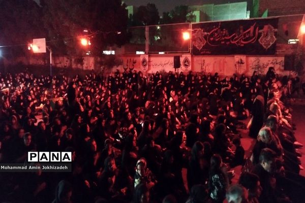 برگزاری مراسم عزاداری در دبیرستان شاهد‌ کوثر شهرستان رباط‌کریم