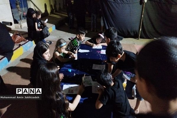 برگزاری مراسم عزاداری در دبیرستان شاهد‌ کوثر شهرستان رباط‌کریم