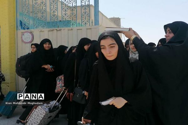 اعزام سومین کاروان دانش‌آموزان زیارت اولی استان بوشهر