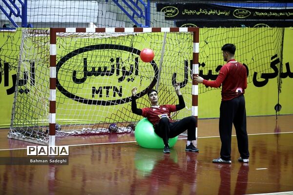 آخرین تمرین تیم ملی هندبال نوجوانان قبل از اعزام به مسابقات قهرمانی جهان