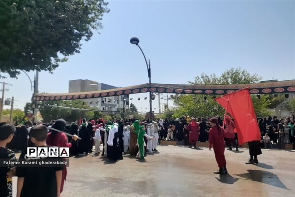 سوگواری ایام عزاداری حسین (ع) در قادرآباد فارس