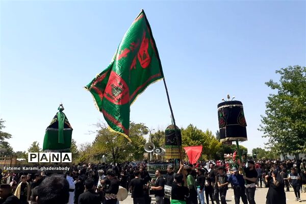 سوگواری ایام عزاداری حسین (ع) در قادرآباد فارس