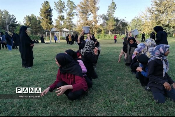 گذران اوقات زیارت اولی‌ها در جشنواره بازی مهارتی