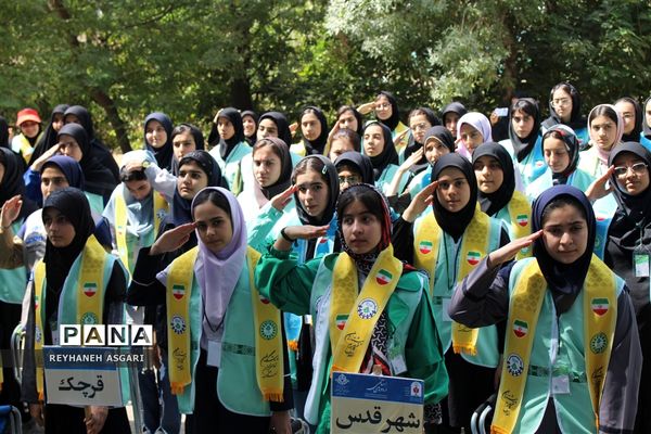 مراسم افتتاحیه اردوهای یاورمربیان شهرستان‌های استان تهران ویژه دانش‌آموزان دختر