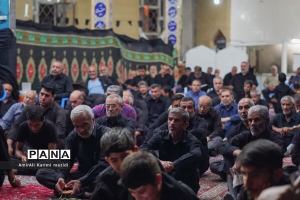 شب‌های محرم در مسجد و حسینه سیدالشهدا شهرک مطهری