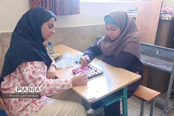 برگزاری کلاس‌های آموزشی ‌بازی‌های فکری رویش در دبستان شهیدان بهاری ‌شیراز