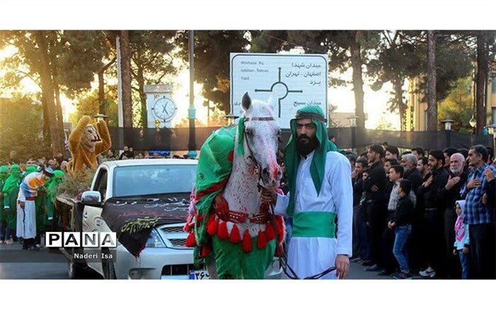 برگزاری آیین سنتی عزاداری روز بنی‌اسد در شهرستان اردکان