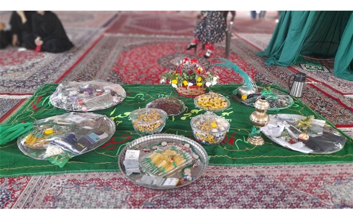 مراسم سنتی طَبق گذاری در جعفرآباد قم