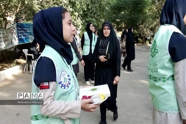 صبح‌گاه دومین روز اردوی یاور‌مربیان عضو سازمان دانش‌آموزی