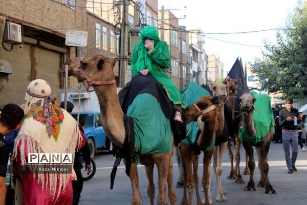حرکت کاروان زینبیون در شهرستان بهارستان