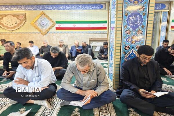 مراسم زیارت عاشورا و سوگواری حضرت ابا‌عبدالله‌الحسین(ع)