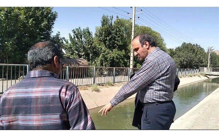 احداث استخر ذخیره آب به منظور تهیه آب مورد نیاز برای آبیاری فضای سبز اردوگاه استانی شهید بهشتی