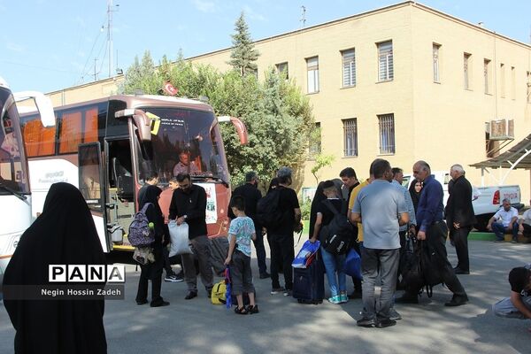 مراسم اعزام اقشار بسیج سپاه سیدالشهدا(ع) اسلامشهر به اردوی راهیان نور