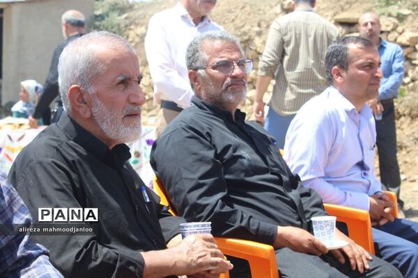 کلنگ زنی مدرسه ابتدایی در روستای وزوار گلوگاه