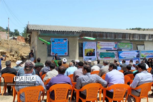 کلنگ زنی مدرسه ابتدایی در روستای وزوار گلوگاه