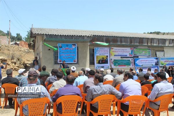 کلنگ زنی مدرسه ابتدایی در روستای وزوار گلوگاه