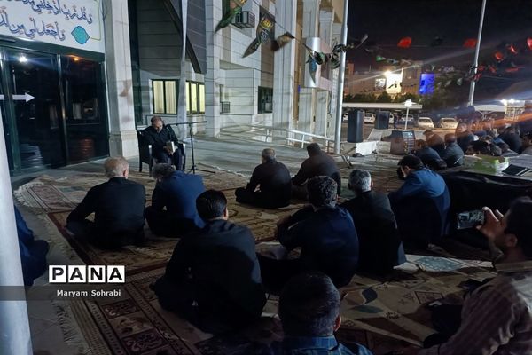 مراسم عزاداری محرم در اداره‌کل آموزش و پرورش فارس