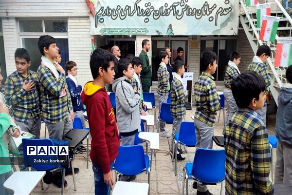 پویش چفیه‌های بهشتی در آموزشگاه مهدی(عج) شهرستان بجنورد