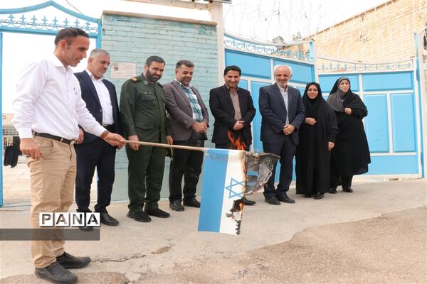 رویداد ملی چفیه‌های بهشتی در مدارس غیردولتی شهرستان امیدیه