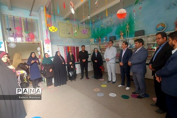 آیین افتتاحیه اتاق بازی و یادگیری در دبستان سعدی در صباشهر شهریار