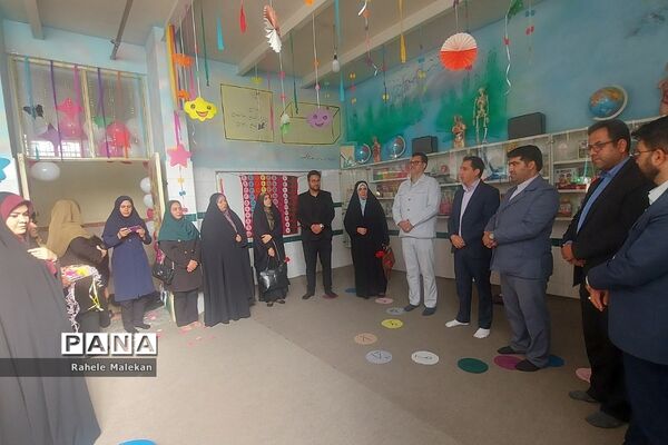آیین افتتاحیه اتاق بازی و یادگیری در دبستان سعدی در صباشهر شهریار