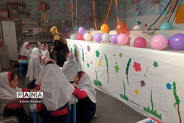 آیین افتتاحیه اتاق بازی و یادگیری در دبستان سعدی در صباشهر شهریار