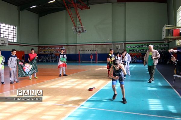افتتاحیه مسابقات ورزشی درون مدرسه ای دبستان پسرانه علوی منطقه ۱۳