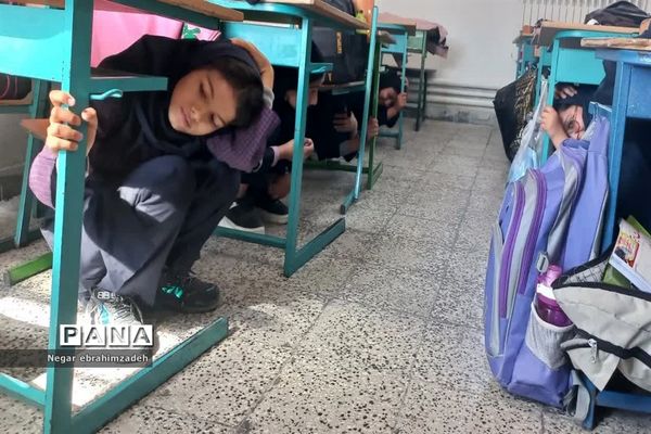 مانور پناه‌گیری و خروج اضطراری در شهرستان جاجرم