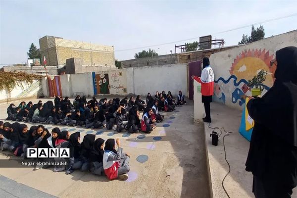 مانور پناه‌گیری و خروج اضطراری در شهرستان جاجرم