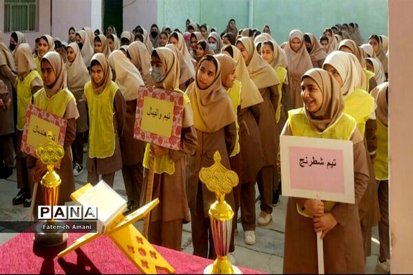 افتتاحیه المپیاد ورزشی درون‌مدرسه ای در حاجی‌آباد