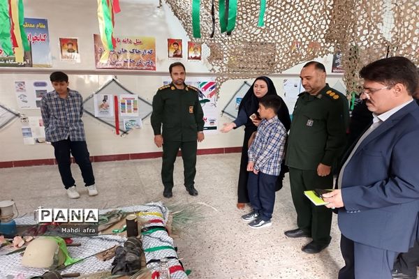 نمایشگاه پدافند غیر عامل در دبیرستان شاهد امام جواد ( ع)‌‌‌ بهبهان