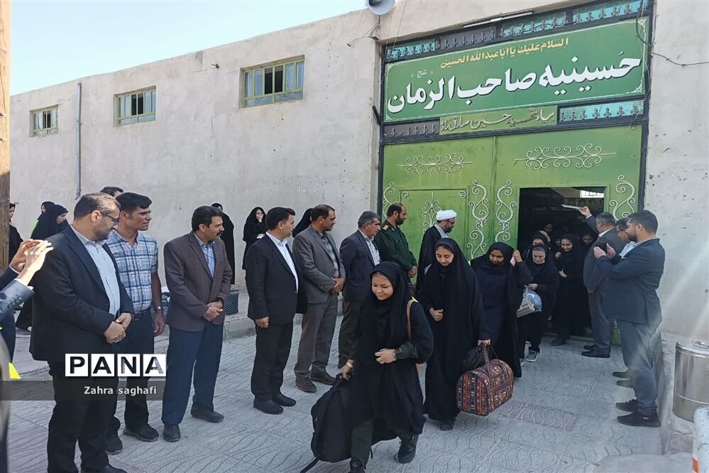 اعزام دانش‌آموزان دختر هرات و مروست به اردوی راهیان نور جنوب