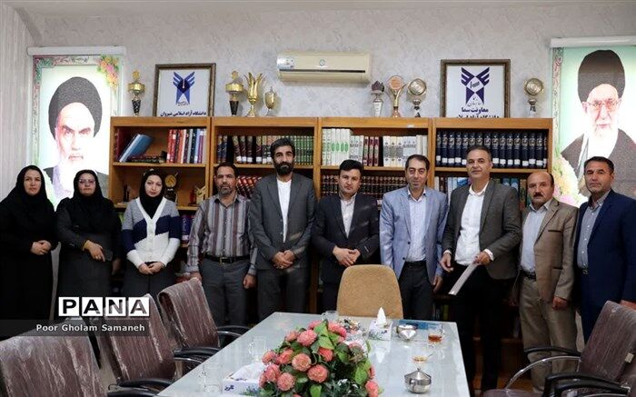 آیین تکریم و معارفه معاون امور مدارس سما واحد شیروان برگزار شد