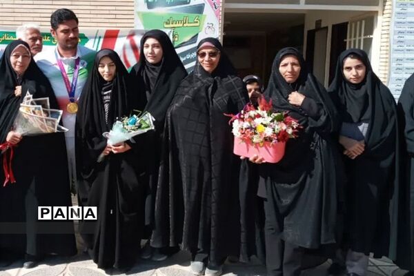 مراسم استقبال از ورزشکار مسابقات والیبال نشسته پارا آسیا مردان ایران