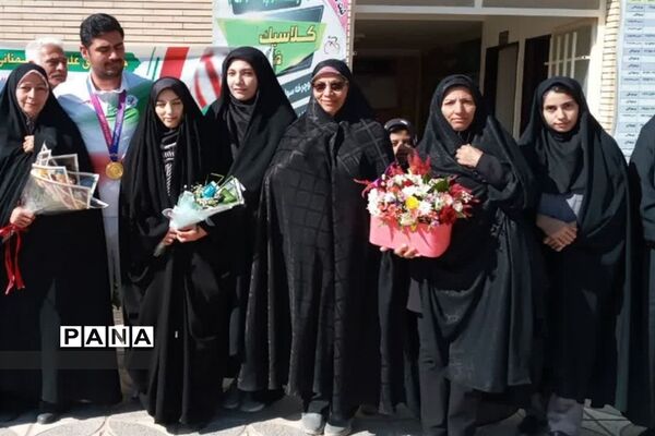 مراسم استقبال از ورزشکار مسابقات والیبال نشسته پارا آسیا مردان ایران