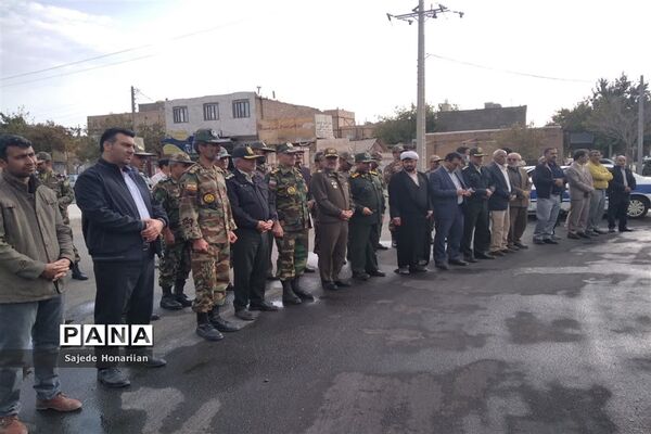 افتتاحیه میدان شهدای ارتش جمهوری اسلامی ایران در شهرستان کاشمر