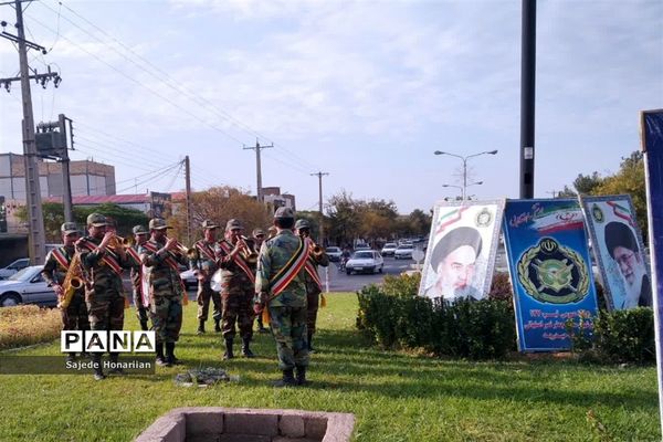 افتتاحیه میدان شهدای ارتش جمهوری اسلامی ایران در شهرستان کاشمر