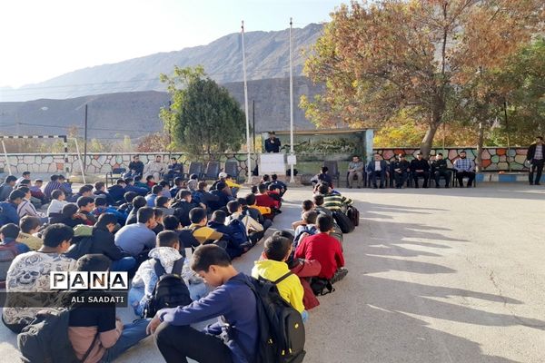 نواختن زنگ پدافند غیر‌عامل در شهرستان کلات