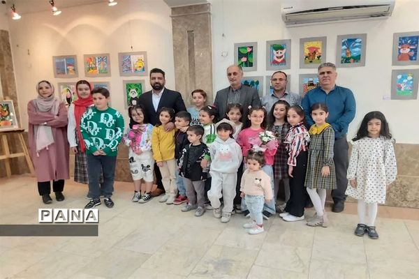 نمایشگاه نقاشان کوچک درشهرستان اسلامشهر