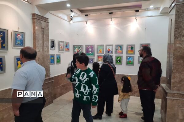 نمایشگاه نقاشان کوچک درشهرستان اسلامشهر