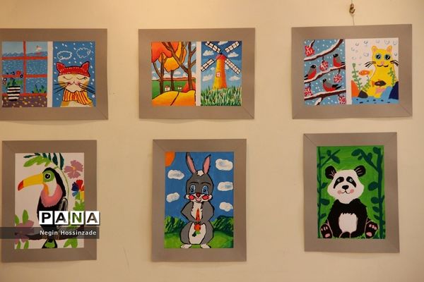 نمایشگاه نقاشان کوچک درشهرستان اسلامشهر