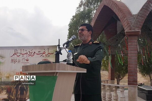 آیین گرامیداشت مراسم چهلم شهید گمنام دفاع مقدس در شهرستان فیروزکوه