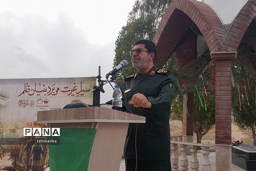 آیین گرامیداشت مراسم چهلم شهید گمنام دفاع مقدس در شهرستان فیروزکوه