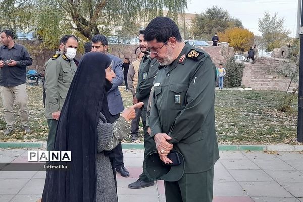 آیین گرامیداشت مراسم چهلم شهید گمنام دفاع مقدس در شهرستان فیروزکوه