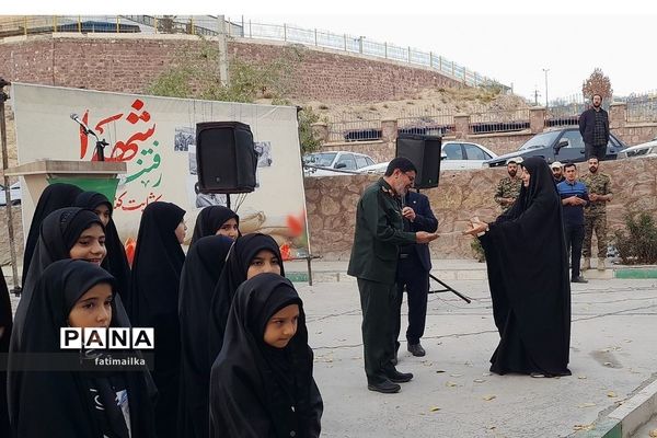 آیین گرامیداشت مراسم چهلم شهید گمنام دفاع مقدس در شهرستان فیروزکوه