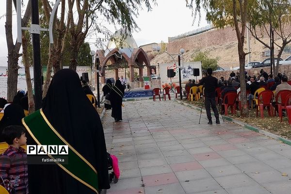 آیین گرامیداشت مراسم چهلم شهید گمنام دفاع مقدس در شهرستان فیروزکوه