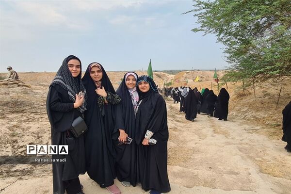 حال و هوای سفیران نور منطقه ۱۳ در راهیان نور جنوب