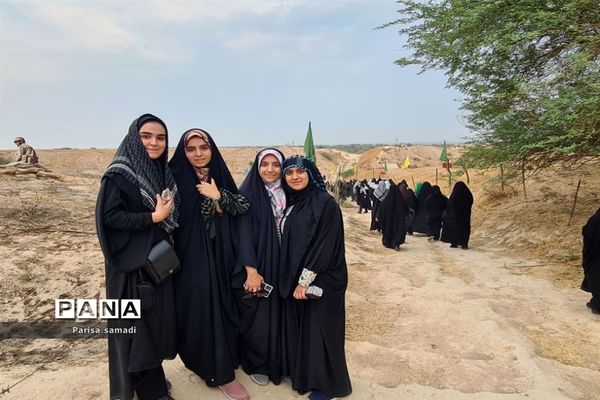 حال و هوای سفیران نور منطقه ۱۳ در راهیان نور جنوب